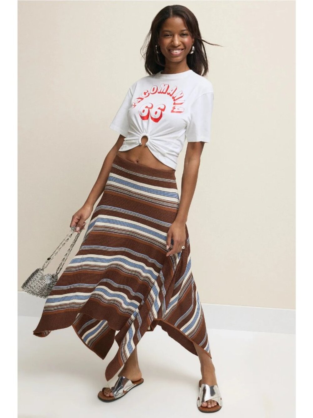 N-50.  Rabanne Graphic T-Shirt Medium
